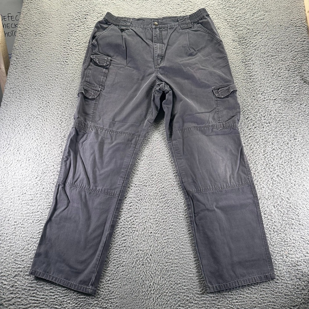 5.11 Tactical Pant Men's 35x32 Gray Cotton Cargo Straight Workwear Technician
